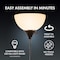 Newhouse Lighting 71 in. Black Floor Lamp NHFL-CH-BK - alternate 2