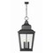 Z-Lite Raphael Sand Black 5 Light Outdoor Chain Mount Ceiling Fixture 5029CHXXL-BK - alternate 2