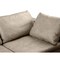 Homeroots 122" Beige Top Grain Leather Reclining Solid Wood Sofa 720405 - alternate 2
