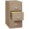 Fireking 3 Drawer, 1 Hr Fire & Impact Rated, Vertical, 31" depth Legal Taupe 3-2131-CTA - alternate 2