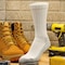 Railroad Sock Unisex Crew Socks, 70% Cotton, 20% Nylon, 10% Acrylic, White, 5-10 W; 4 Pair-7.5 M, 1 PR 624 - alternate 2