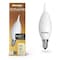 Bulbrite 5 Watt LED CA10 Light Bulbs, Warm Dimming 3000K Soft White, 1800K Candlelight, 500 Lumens, 4PK 862886 - alternate 2