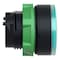 Schneider Electric Push Button Operator, Flush, Momentary Action, Push Release, Illuminated, Green ZB5AW33 - alternate 2