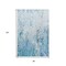 Homeroots 8' X 10' Light Blue And Ivory Abstract Washable Indoor Outdoor Area Rug 643550 - alternate 2