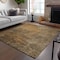 Homeroots 3' X 5' Brown Beige And Taupe Abstract Washable Indoor Outdoor Area Rug 577643 - alternate 2