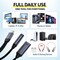 Overtime USB-C to USB-C & 3.5mm Audio and 100W Charging Splitter Adapter, Black OADCTC35BK - alternate 2