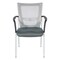 Office Star Products 8810W ProGrid Mesh Back Visitors Chair, White /Grey 8810W-2M - alternate 2