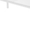 Homeroots 46" White Wood and Iron Dining Table 635736 - alternate 2