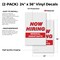 Signmission Medical Assistants, Vinyl Decals Only 24 Inch x 36 Inch, Vinyl Decal, 2PK DSB-2436-2PACK-MEDICAL ASSISTANTS - alternate 2