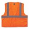 Ergodyne GloWear 8210Z Class 2 Economy Mesh Vest, Polyester, Orange, 4X-Large/5X-Large 21049 - alternate 2