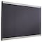 Quartet Bulletin Board, Gray, Magnetic Fabric MB544A-24 - alternate 2
