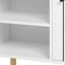 Homeroots Iko White Modern Sideboard Open Cubbie Cabinet 403101 - alternate 2