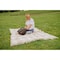 Picnic Time Family Of Brands Montecito Picnic Blanket with Harness, Beige Gingham 639-00-298-000-0 - alternate 2