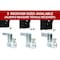 Weigh Safe HITCH ACCESSORIES Fits 212 Inch Receiver 18500 Gross Trailer Weight Adjustable Stowable WS10-2.5 - alternate 2