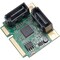Syba Multimedia IO Crest Half Height 2 Port SATA III RAID Mini PCI-e 2.0 Card Half Size SATA Controller SI-MPE40095 - alternate 2