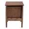 Baxton Studio Alyssa Japandi Walnut Brown Wood 2-Drawer Nightstand Woven with Rattan 252-13949-ZORO - alternate 2