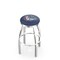 Holland Bar Stool Co 36" Chrome Gonzaga Swivel Bar Stool, Accent Ring L8C2C36Gonzga - alternate 1