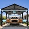 Sunjoy 20 ft. x 14 ft. Newville Carport with Hardtop Top A110000800 - alternate 2