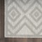Homeroots 6' Silver And Gray Geometric Indoor Outdoor Area Rug 556299 - alternate 2
