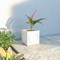Leisuremod Sprout Square Fiberstone & MgO Clay Planter with Protective Cover, Weatherproof, No Assembly SP13W - alternate 2