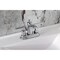 Kingston Brass Double-Handle 4" Centerset Bathroom Faucet with Pop-Up Drain, Polished Chrome FB7621CML - alternate 2