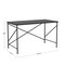 Martha Stewart 23.5 in. D X 47.25 in. W X Engineered Wood, Steel, Black Top/Oil Rubbed Bronze Frame XU-DK-4-BK-MS - alternate 2