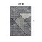 World Rug Gallery Contemporary Distressed Geometric Area Rug 2 ft 3 in x 4 ft Black WR93BLACK2X4 - alternate 2