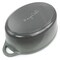 Megachef 7 Quarts Oval Enameled Cast Iron Casserole in Gray MG-CO33AG - alternate 2