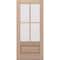 Doornmore G7504, 37.75" x 82" ( 36" Door) Left Hand, Mahogany SDL 4 Lite, 3/4 Lite Exterior Door G7504-SW-3680_1_LI - alternate 1