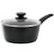 Oster Connelly 2.5 Quart Textured Nonstick Aluminum Saucepan with Lid in Black 141063.02 - alternate 1