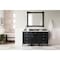 James Martin Vanities Brittany 60'' S Vanity, Black Onyx, w/ Ethereal Noctis Silestone Top w/FreePower Wireless Charger 650-V60S-BKO-FENC - alternate 2