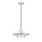 Z-Lite Ludo Brushed Nickel 1 Light Pendant 829P12-BN-LED - alternate 2