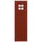 Ekena Millwork True Fit PVC San Antonio Mission Style Fixed Mount Shutters, Pepper Red, 15W x 32H, PR TFP001ST15X032MR - alternate 2