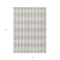 Homeroots 10' X 14' Beige Geometric Washable Indoor Outdoor Area Rug 577012 - alternate 2