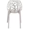 Leisuremod Modern Cornelia Dining Chair, Solid Grey C18SGR - alternate 2