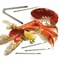 Norpro Handy Shellfish/Nut Cracker, 1-1/4 in Jaw Opening, 4-3/4 in OAL, Metal Jaw, Metal Handle, Silver Handle 575 - alternate 2