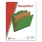 Pendaflex Pressboard Top Tab Folders, 2/5-Cut Tab, Exp 1.75", 1 Divider, 4 Fasteners, Legal, Dark Green, 10PK 28733P - alternate 2