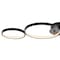 Jonathan Y Nube 26.9 in. 3-Light Contemporary Modern Metal Integrated LED Flush Mount, Black JYL7100A - alternate 2