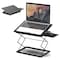 Homeroots Black Compact Folding Laptop Desk or Laptop Stand with Mousepad 397718 - alternate 2