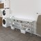 Amgood 18in D x 96in L Stainless Steel Table, Three Undershelves AMG WT-1896-3SH-Z - alternate 2