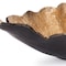 Homeroots Set of Two 25" Black And Gold Cast Aluminum Rustic Leaf Centerpiece Bowls 634505 - alternate 1