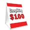 Signmission Everything 1 Dollar, 36 Inch x 24 Inch A-frame Yard Sign, Plastic Sign SBC-2436-Everything 1 Dollar - alternate 1