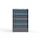 Strong Hold 4 drawer cabinet - (2x 8ft, 2x 9ft) - Blue accents - E-Lock w/ Tracking S3044-PPTAS-0401FS - alternate 1