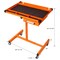 Wrightmaster 29 in. x 20 in. Orange Adjustable Height Work Table with Drawer and 4 Swivel Casters 220 lb Capacity ZR-P190256 - alternate 2