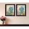 Homeroots Set Of Two Paris Floral Postcard Black Framed Print Wall Art, 2PK 405711 - alternate 2