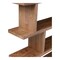 Homeroots Brown And Natural Wood Five Tier Bookcase 517718 - alternate 1