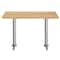 Flash Furniture Bennett 30 in x 48 in Solid Wood Indoor Tabletop in Natural with Dual 5 in x 22 in Dining Height GSF-REC3048-NAT-T0522S-GG - alternate 2