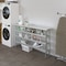 Amgood 14in D x 60in L Stainless Steel Table, Three Undershelves AMG WT-1460-3SH-Z - alternate 2