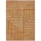 Homeroots 5' X 8' Copper And Ivory Geometric Washable Indoor Outdoor Area Rug 600853 - alternate 2