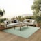 Homeroots 8' X 10' Blue And Green Indoor Outdoor Area Rug 522471 - alternate 1